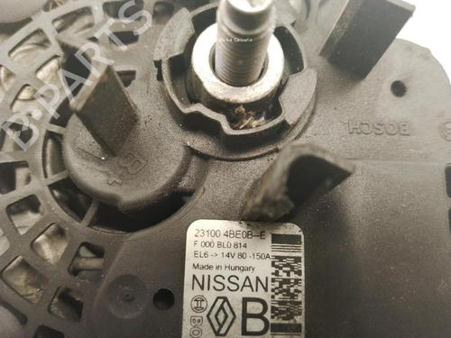 Alternator NISSAN QASHQAI II (J11, J11_) 1.6 dCi | BP24546480M7