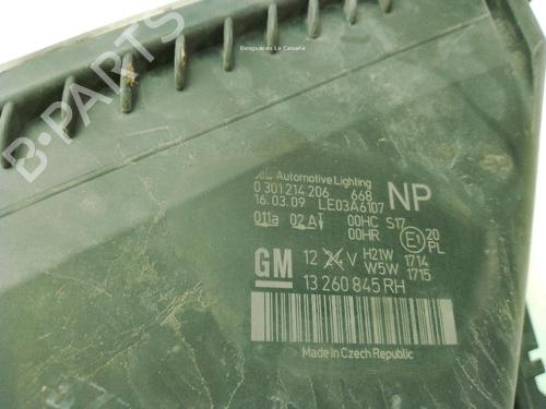 Right headlight OPEL ZAFIRA / ZAFIRA FAMILY B (A05) 1.9 CDTI (M75) | BP31694677C29 