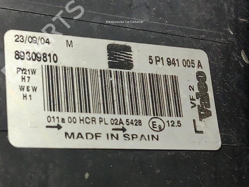Left headlight SEAT TOLEDO III (5P2) 1.6 | BP32079543C28 - Image 5