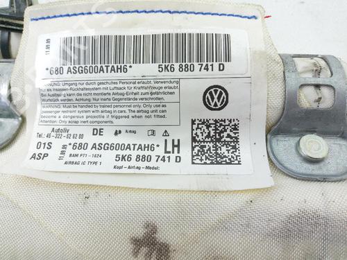Left curtain airbag VW GOLF VI (5K1) 1.6 TDI | BP18360055C11 