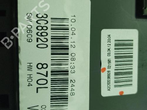 Instrument cluster VW CC B7 (358) 2.0 TDI | BP32227311C47