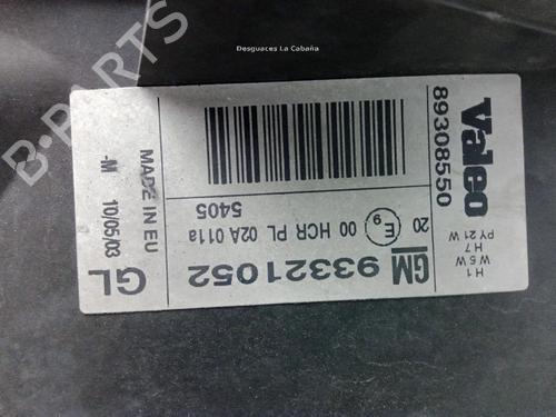 Left headlight OPEL MERIVA A MPV (X03) 1.6 (E75) | BP27647773C28 