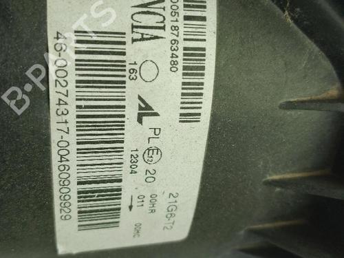 Left headlight LANCIA DELTA III (844_) 1.9 D Multijet (844.AXE1A) | BP35943346C28  - Image 5