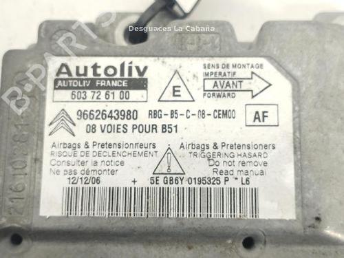 ECU airbags CITROËN C4 I (LC_) 1.6 HDi | BP18372757M53 