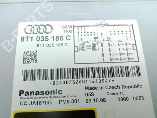 Radio AUDI A5 (8T3) 2.0 TFSI | BP20222722E6 