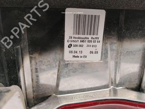 Right taillight SMART FORTWO Coupe (451) 1.0 (451.331, 451.380) | BP37434750C35 - Image 5