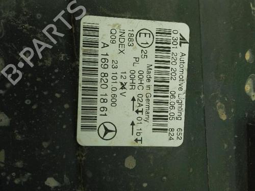 Right headlight MERCEDES-BENZ B-CLASS Sports Tourer (W245) B 180 CDI (245.207) | BP29151550C29 