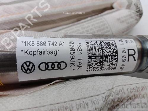Right curtain airbag VW SCIROCCO III (137, 138) 2.0 TDI | BP19544054C12 