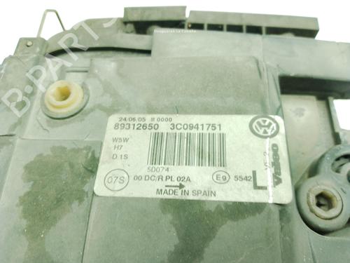 Left headlight VW PASSAT B6 (3C2) 2.0 TDI 16V | BP28578316C28 - Image 5