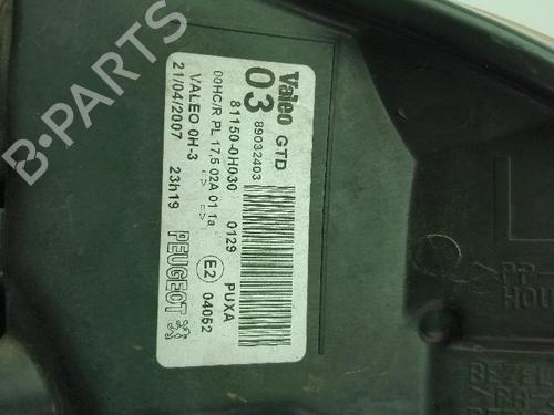 Left headlight PEUGEOT 107 (PM_, PN_) 1.0 | BP28805053C28 