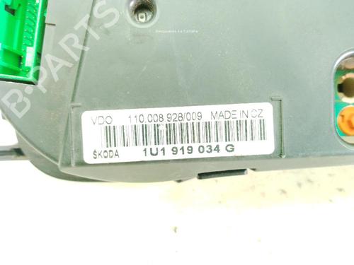 Instrument cluster SKODA OCTAVIA I (1U2) 1.9 TDI | BP25612534C47 