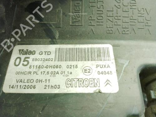 Left headlight CITROËN C1 (PM_, PN_) 1.0 | BP31940524C28 - Image 5