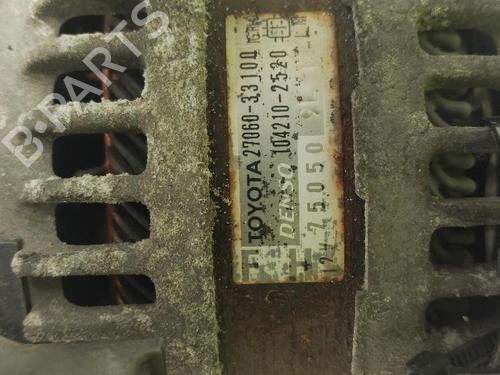 Alternator TOYOTA URBAN CRUISER (_P1_) 1.4 D-4D 4WD (NLP115_, NLP115R) | BP32385732M7 