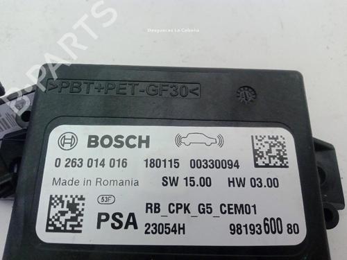 Electronic module PEUGEOT 3008 II SUV (MC_, MR_, MJ_, M4_) 1.2 THP/ PureTech 130 (MRHNSM, MRHNSU, MRHNSJ, MRHNYW,... | BP29449367M83 