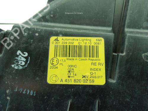 Right headlight SMART FORTWO Coupe (451) 1.0 (451.330, 451.334) | BP33840814C29  - Image 5