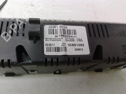 Display monitor PEUGEOT 5008 (0U_, 0E_) 1.6 HDi | BP29129720C48 