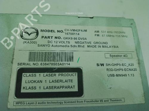 Display monitor MAZDA CX-5 (KE, GH) 2.2 D (KE2FW) | BP29449442C48 