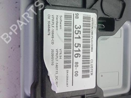 Instrument cluster OPEL CORSA F (P2JO) 1.2 (68) | BP29555141C47