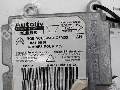 ECU airbags CITROËN BERLINGO / BERLINGO FIRST Box Body/MPV (M_) 1.6 HDI 75 (MB9HW) | BP18366532M53 
