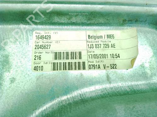 Front left window mechanism VW GOLF IV (1J1) 1.9 TDI | BP26705383C22 