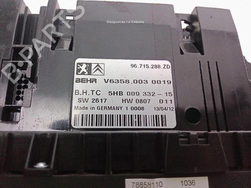Climate control CITROËN C5 III Break (RW_) 1.6 THP 155 | BP31081165I5 - Image 3