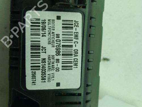 Display CITROËN DS3 (SA_) 1.4 HDi 70 (SA8HP4) | BP29628281C48 