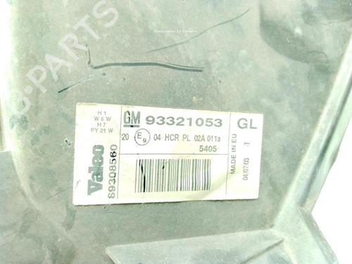 Right headlight OPEL MERIVA A MPV (X03) 1.6 16V (E75) | BP24545876C29 