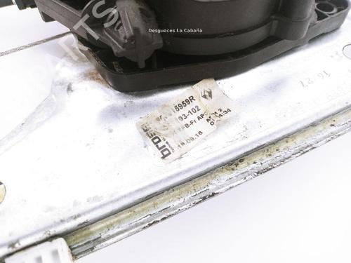 Front left window mechanism RENAULT MEGANE IV Hatchback (B9A/M/N_) 1.6 dCi 130 (B9A4) | BP28110045C22 