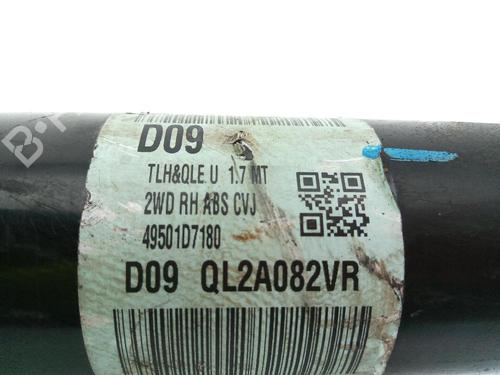 Used Right front driveshaft KIA SPORTAGE IV (QL, QLE) 1.7 CRDi (116 hp) 18359906
