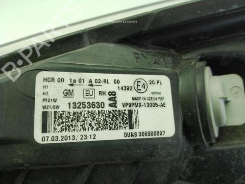 Right headlight OPEL MERIVA B MPV (S10) 1.4 (75) | BP34391242C29  - Image 5