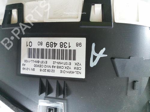 Instrument cluster PEUGEOT 208 I (CA_, CC_) 1.6 HDi / BlueHDi 75 | BP18358354C47 