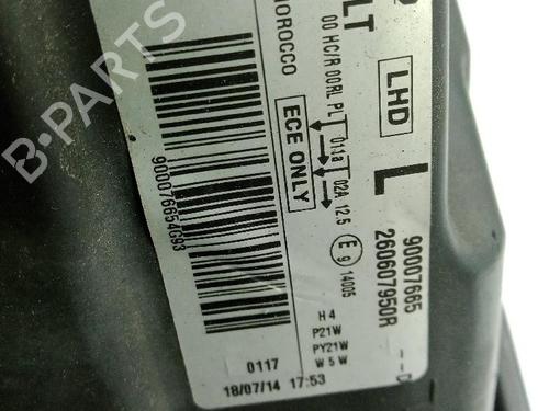 Left headlight DACIA DOKKER MPV (KE_) 1.5 dCi (KEAJ, KEAH) | BP35800181C28 - Image 5