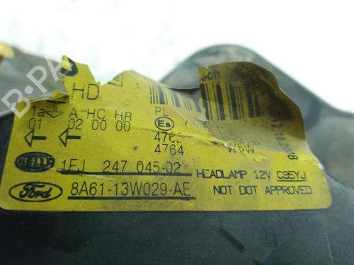 Right headlight FORD FIESTA VI (CB1, CCN) 1.25 | BP18376540C29 