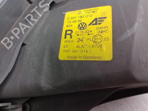 Right headlight SEAT ALHAMBRA (7V8, 7V9) 1.9 TDI | BP27925041C29 