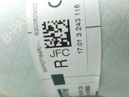 Right curtain airbag RENAULT ESPACE V (JR_) 1.6 dCi 160 | BP18375157C12 