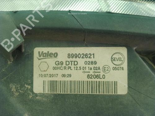 Right headlight CITROËN JUMPY II Van 1.6 HDi 90 8V | BP31352182C29