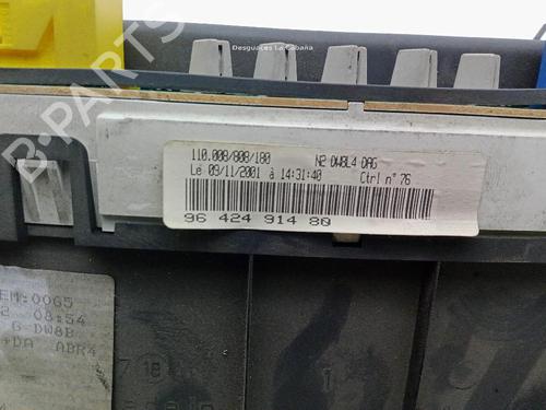 Instrument cluster PEUGEOT 306 Hatchback (7A, 7C, N3, N5) | BP27254114C47