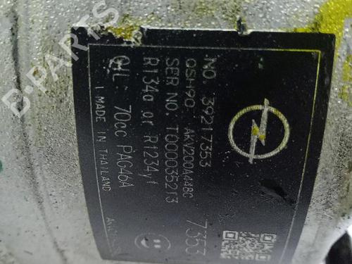 AC compressor OPEL ASTRA K (B16) 1.5 CRDI (68) | BP24544560M34 - Image 2