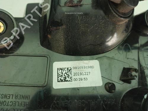 Right tailgate light CITROËN C5 AIRCROSS (A_) 1.5 BlueHDi 130 (ACYHZJ, ACYHZR) | BP32103836C80 