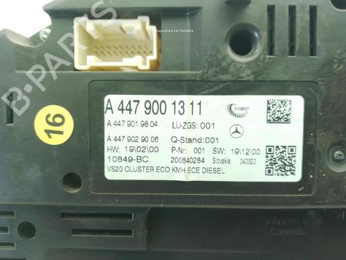 Instrument cluster MERCEDES-BENZ MARCO POLO Camper (W447) 170 CDI (447.703) | BP26539989C47 