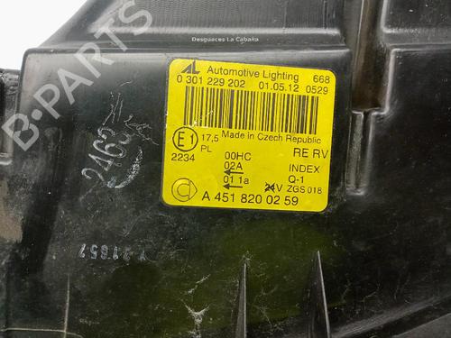 Right headlight SMART FORTWO Cabrio (451) 1.0 Turbo (451.432) | BP32008628C29  - Image 5