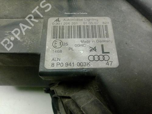 Left headlight AUDI A3 (8P1) 2.0 TDI 16V | BP31915337C28 