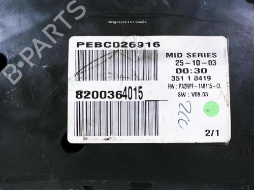 Instrument cluster RENAULT MEGANE II (BM0/1_, CM0/1_) 1.9 dCi (BM0G, CM0G) | BP18375852C47 
