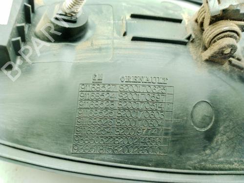 Front left exterior door handle RENAULT TRAFIC II Van (FL) 2.0 dCi 90 (FL0H, FL00, FL01, FL0M, FL0P, FL0S) | BP30146233C128