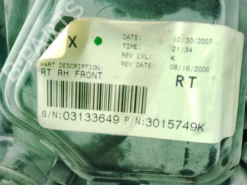 Front right window mechanism CHRYSLER GRAND VOYAGER V (RT) 2.8 CRD | BP31583515C23