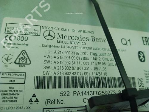 Radio MERCEDES-BENZ E-CLASS (W212) E 220 CDI / BlueTEC (212.001, 212.002) | BP30803559E6