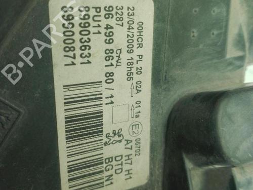Right headlight PEUGEOT 207 (WA_, WC_) 1.4 | BP29421439C29 
