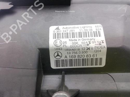 Left headlight MERCEDES-BENZ B-CLASS Sports Tourer (W245) B 180 CDI (245.207) | BP18361560C28 