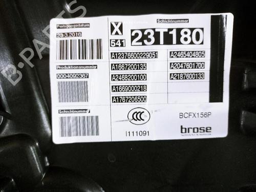 Front left window mechanism MERCEDES-BENZ GLA-CLASS (X156) GLA 200 CDI / d (156.908) | BP31989267C22