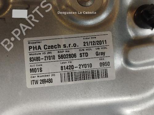 Rear right window mechanism HYUNDAI ix35 (LM, EL, ELH) 1.7 CRDi | BP24042786C25 